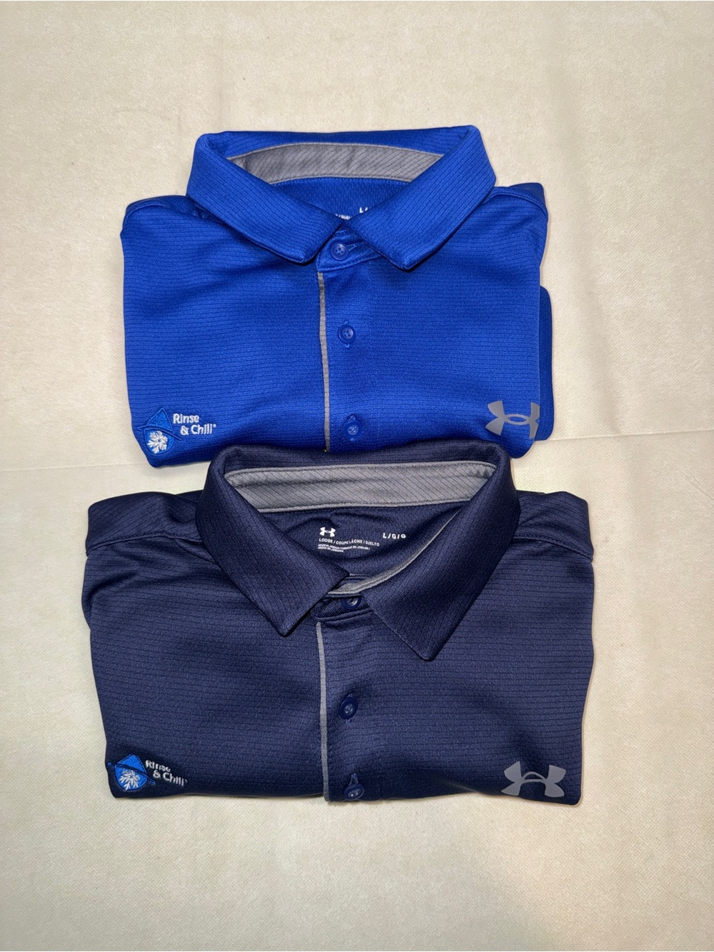 Under Armour Men’s HeatGear Polo - Blue & Navy Pack of 2